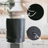 Large Kitchen Utensil Holder, 360° Rotating Plastic Utensil Caddy, Kitchen Countertop Utensil Kitchen Tools and Gadgets Organizer-Black 5.7" D x 6...