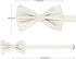 Bow Ties for Men, Men’s Pre-Tie Bow Tie Satin Silk Adjustable Bow Tie Cufflinks Hanky Sets With Gift Box...