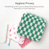Sanitary Napkin Storage Bag, Menstrual Pad Zipper Bag Checkered Portable Period Bag Panty Liners, Tampon Storage Pouch for Teen Girls Women Ladies...