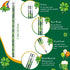 St. Patrick's Day Pencils Shamrock Pencils Clover Novelty Stripe Pencils with Eraser Assorted Kids Pencils Lucky Wood Pencils for 100th Day of Sch...