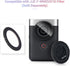 Kiorafoto V10 Lens Cap, Camera Lens Cap Cover Protector for Canon PowerShot V10 Vlog Camera, Rotating Lens Cap Anti-Scratch Dustproof Protective L...
