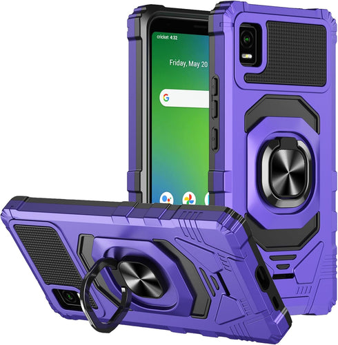 Ailiber Phone Case for ATT WTATTRW2, AT&T Vista Phone Case, Ring Kickstand for Magnetic Car Mount, Military Grade, Heavy Duty Shockproof Rugged Pr...