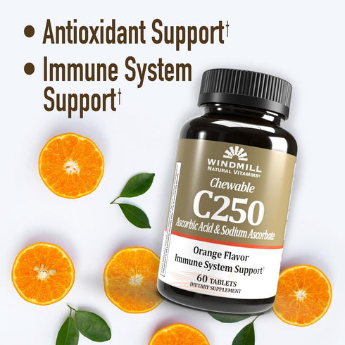 Vitamin C CHEWTBS 250MG TNGR WMILL Size: 60...