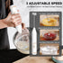 Milk Frother for Coffee Handheld Electric Rechargeable, Double Whisks 2 in 1 Hand Drink Mixer Milk Foamer for Cappuccino Latte Hot Chocolate,Small...