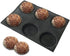 Bluedrop Silicone Bun Bread Form Round Shape Bread Tray Perforated Bakery Molds...