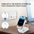 Wireless Charger Charging Station Magnetic 3 in 1 Charging Station for Apple Multiple Devices for Apple -15/14 Pro Max, iWatch Ultra/8/se/7/6/5/4/...