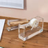 russell+hazel Acrylic Tape Dispenser, Clear with Gold-Toned Hardware, 1-13/16” x 6” x 3-3/8” (31734)...