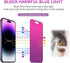 2 Pack Gradient Tempered Glass for iPhone 14 / 13 Pro / 13 Privacy Screen Protector for iPhone14 / 13Pro / 13 6.1inch Anti Spy Anti Blue Light Eye...