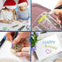 Shimmer Marker Set,12 Colors Super Squiggles Outline Marker Set, Outline Metallic Markers Glitter Markers Pens for Christmas Card Writing, Birthda...