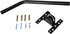 Adjustable Satellite Dish Antenna Mast 1 Inch for Roof or Wall Installation, TV Antenna Mast, J Pole Mounting Bracket Weatherproof, Hardware Inclu...