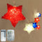 Red White Blue Star Lights 6.8Ft 4th of July Decorations Light 10 LED Star String Lights Battery Operated with Timer, Red White and Blue Light for...