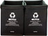 Recycle Bins for Kitchen,Ultra-Large Capacity Recycle Waste Bin Bags for Kitchen Home Trash Sorting Bins Organizer Baskets,29 Gal Series(2pcs)...