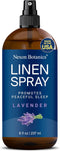 Lavender Linen Spray 8 fl oz - Refreshing Bed Linen Spray - Fabric Refresher Pillow Spray for Bedding, Bed Sheets - Nexon Botanics...
