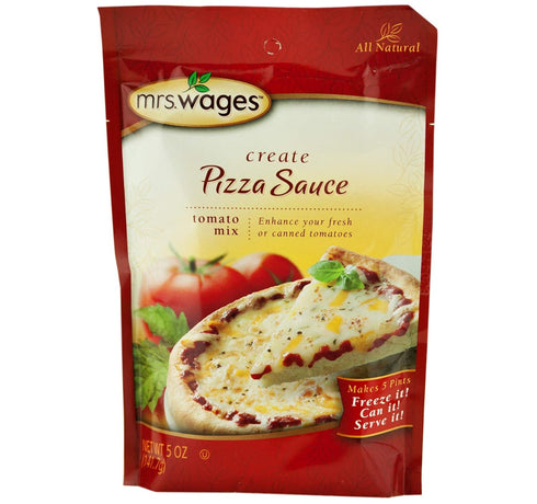 Mrs. Wages Create Your Own Pizza Sauce Mix in 5 oz. Packets (4 Packets)...