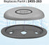 2472-824 Spa Oval Pillow Insertt and Back Mount -Enhanced Support, Ultimate Spa Relaxation?Fit for 2004–2017 Nearly All Jacuzzi J-300 Series hot t...