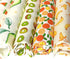 7pcs 18" x 22" Cotton Fabric Different Patterns Fruit Printed Design Patchwork Quilting Fabric Bundles for DIY Sewing Crafts...