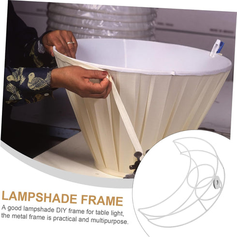 LIFKOME lamp shades desk lamp DIY lampshade bracket lamp shade brackets frame for DIY lamp table lampshade frames Metal DIY Lamp Cover Frames tabl...