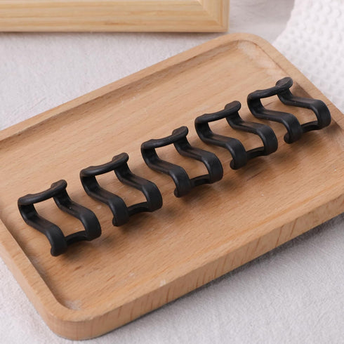 60PCS Hanger Connector Hooks, Black Clothes Hanger Connector Heavy Duty Space Saving Hooks for Velvet Hangers Wooden Hangers Closet Organizer...