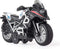Diecast Motorcycle Toy - Pull Back Toy Cars with Sound and Light Toy,Motorcycle Toys for Boys,Toys for 3-9 Year Old Boys (White)...