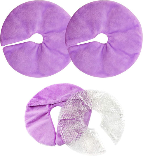 Breast Therapy Ice Pack, Breastfeeding Gel Pad, Nursing Pain Relief for Mastitis, Nipple Pain Relief breastfeeding, plugged ducts, Lactation Pain,...