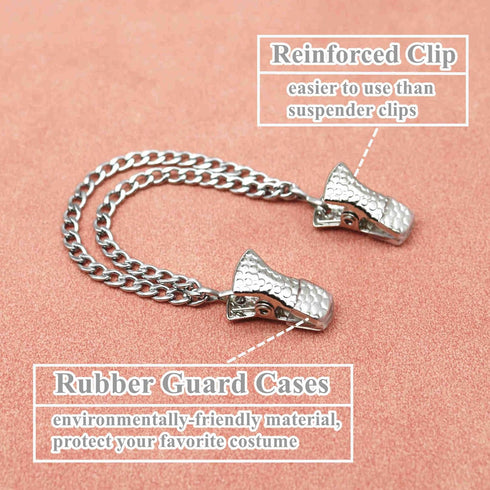 Chain Collar Pins Lapel Pins Cardigan Clips Sweater Guard Dress Cinch Clip Cape Cloak Clasp Brooches...