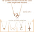 DF DUALFERV 5 Pcs Layered Gold Cross Necklaces for Women, 14K Gold Plated Cross Pendants for Women and Girls, Simple, Cute, Tiny Jewelry Gifts, Tr...