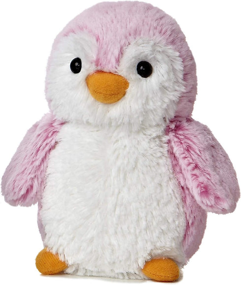 Aurora® Playful PomPom Penguin™ Brights Stuffed Animal - Vibrant Companions - Endless Fun - Pink 6 Inches...