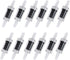 Aquarium Air Tubing Accessories Non-Return Valves,Check Valve for 3/16 '' Fish Tank Air Line (Black 12 pcs)...