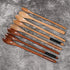 Honey Dipper Stick -Natural Wood Long Handle Spoons for Coffee, Tea Stirring Spoons -Dessert Iced Tea Cocktail Mixing Spoons for Home Kitchen -Che...