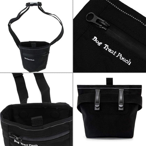 Dog Treats Training Pouch with Clip Waist Belt Magnetic Closure Puppy Doggie Snack Reward Bags Bait Pouches Dog Treat Carrier Holder...
