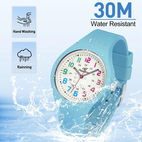 Nurse Watch for Men Women Silicone Analog Quartz Watch with Second Hand Luminous Watch for Women Wrist Watch Simple Casual Watch Easy to Read Wate...