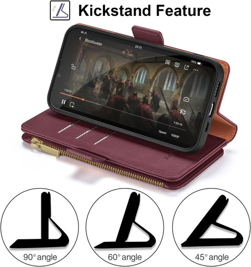Antsturdy Samsung Galaxy A71 5G case Wallet with Card Holder for Women Men,Galaxy A71 5G Phone case RFID Blocking PU Leather Flip Shockproof Cover...
