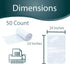 50 Paper Shredder Clear Bags - Perfect Size for Most Paper Shredders up to 15 Gallons...