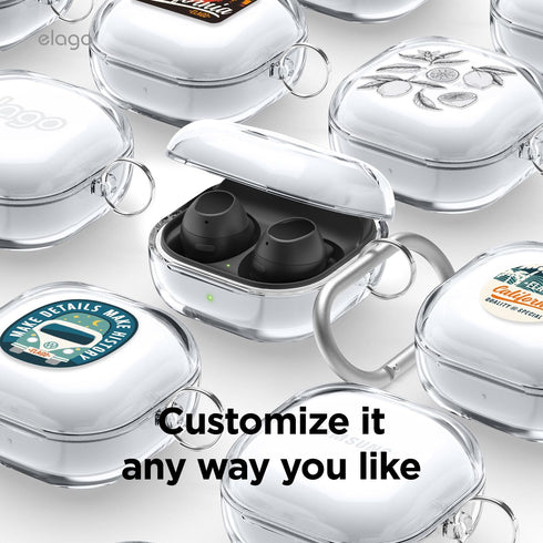 elago Clear Case Compatible with Samsung Galaxy Buds FE Case (2023) Premium TPU Material, Precise Cutouts, Drop Protection, Shockproof Cover, Anti...