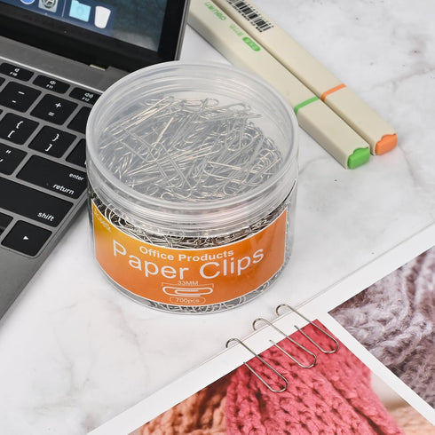 Medium Paper Clips,Paper Clip Medium Size,700 Pcs Clips Office Supplies for Paperwork Ideal for Home, School and Teacher Supplies....