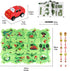 Puzzle Track Car Play Set, Plastic Puzzles for Kids with Vehicles, Railcar Puzzle, Car Tracks for Toddlers, Toys Gifts for 2 3 4 5 6 Year Old Boys...