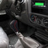 5 Speed Car Knob Shifter Handle, Leather MT Gear Stick Shift Fit Most Manual Transmissions, Red Stitched...