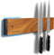 Magnetic Knife Holder for Wall 12", Knife Magnetic Strip No Drilling, Acacia Wood Magnetic Knife Holder for Refrigerator, Strong Knife Magnet&Knif...