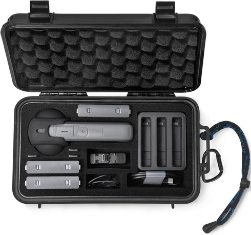 Lekufee Portable Waterproof Hard Case Compatible with Insta360 X4/Insta360 X3/Insta360 ONE X2 Action Camera and Accessories(Case Only)...