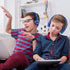 POWMEE P10 Kids Stereo Headphones with Microphone for Children Boys Girls,Adjustable 85dB/94dB Volume Control Foldable On-Ear Headphone for School...