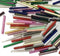 25mm 1" Czech Glass Seed Beads Tube Lined Bugle Beads Spacer Long Earrings Findings (Mix Color)...