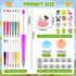 12Pcs Plastic Beadable Pens, Bead Pens with Animals Silicone Beads, Crystal Spacer Beads, Black Ink Ballpoin for DIY Gifts School Office Supplies...