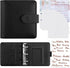 A8 Budget Binder, Money Saving Binder with 8Pcs Cash Envelopes for Budgeting, Money Organizer for Cash with 12Pcs budgeting Sheets and 2Pcs Golden...