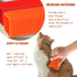 2pcs Pet Dog Cat Hair Remover, Pet Morning Block Brush,Hollow Silicone Cleaner Brush,Suitable for Pet,Interior,Furniture,Sofa...