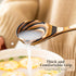 Gudamaye Pakkawood Deep Soup Ladles,Pakkawood Ladle,10.6 inch Big Soup Ladle for Cooking,Deep Ladle Spoons,Wood Kitchen Utensils Set, Wooden Spoon...