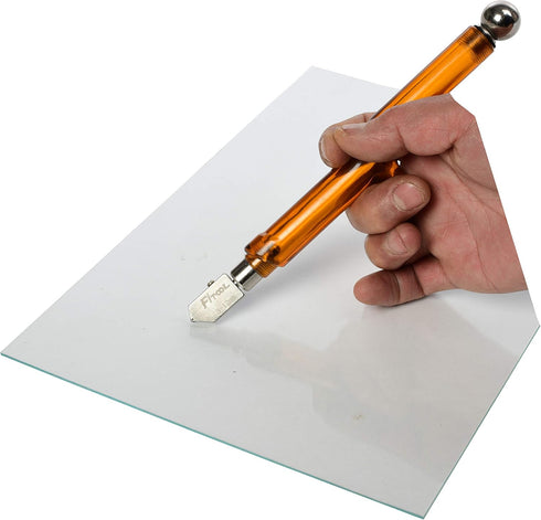 Professional Glass Cutter 3mm-12mm, Self-Oiling Tungsten Carbide Mosaic Tiles Mirror Glass Cutting Tool, Ergonoic Design Big Labor Saving Handle, ...