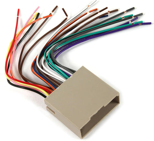 Scosche FD23B Car Radio Wiring Harness Compatible with Select 2003-2013 Ford, Lincoln and Mercury Vehicles - Aftermarket Stereo Wire Harness Adapt...