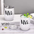 GINGPROUS 2 Pack Mrs and Mrs Wine Tumbler Set, Lesbian Couple Idea for Girlfriend, Engagement Wedding Anniversary LGBT Idea 12 Oz Insulated Stainl...