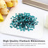 Flatback Crystal Rhinestones Round Gems for Nail Art and Craft Clothes Glue Fix, Green Zircon (2.7-2.8mm) SS10/1440PCS...