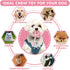 6 Pack Puppy Toys for Teething Small Dogs, Cute Pink Dog Chew Toys for Puppies, Soft Squeaky Dog Toys for Small Breed Cleaning Doggy Teeth, Outdoo...
